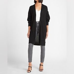 New with tags! EXPRESS, long puff sleeve cardigan.